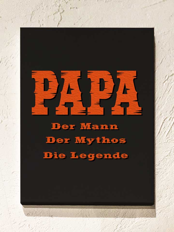 papa-der-mann-leinwand schwarz 1