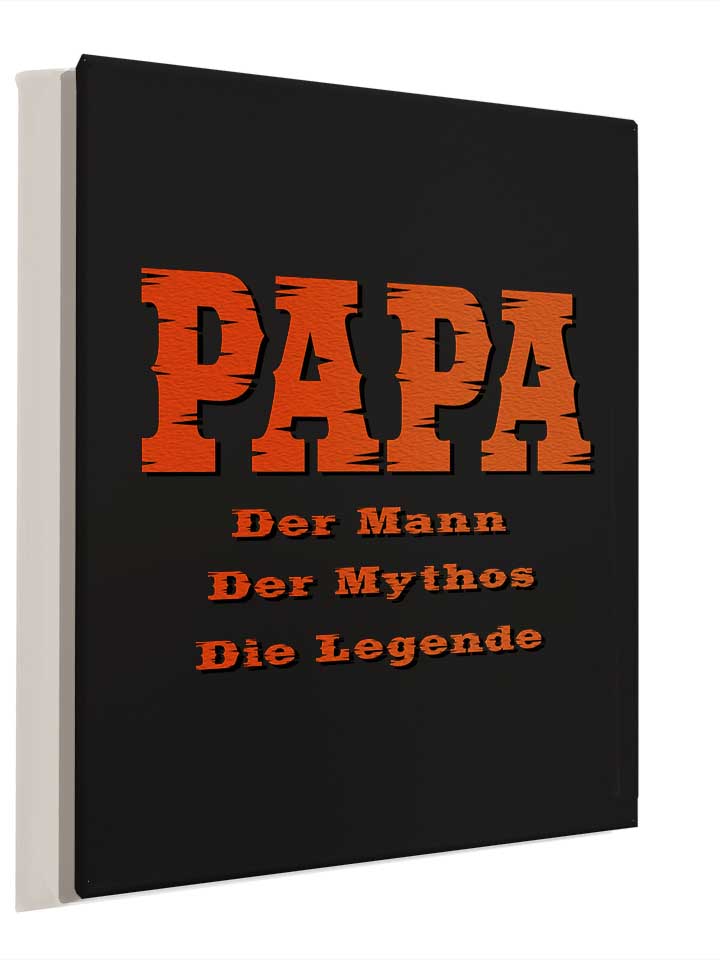 papa-der-mann-leinwand schwarz 4
