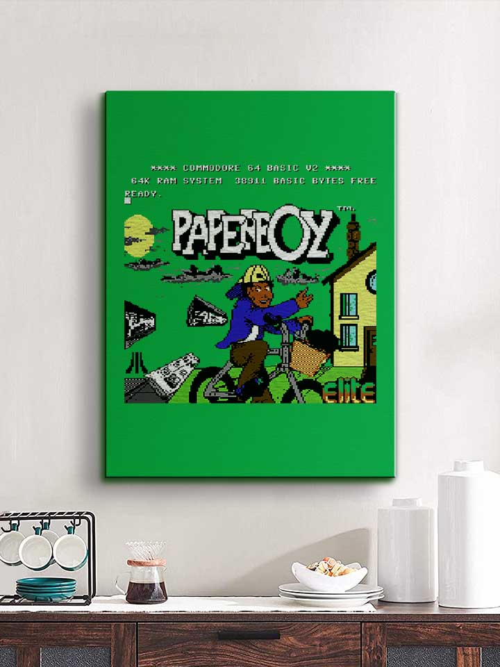 paperboy-leinwand gruen 2