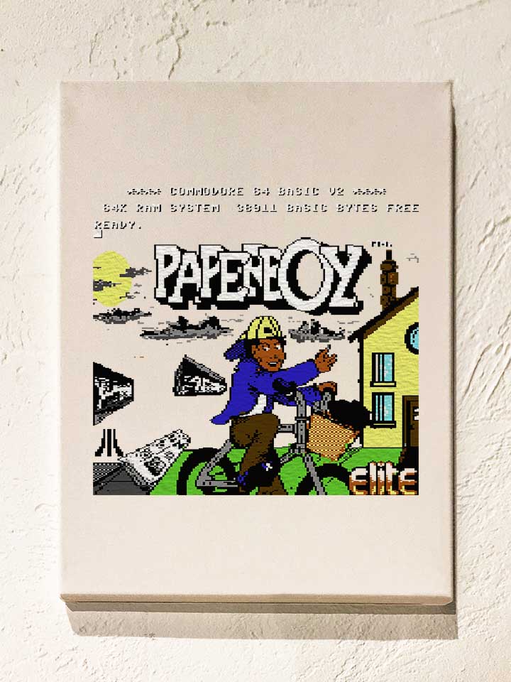paperboy-leinwand weiss 1