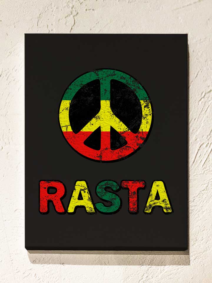 peace-rasta-vintage-leinwand schwarz 1
