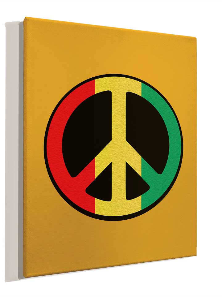 peace-rastafari-leinwand gelb 4