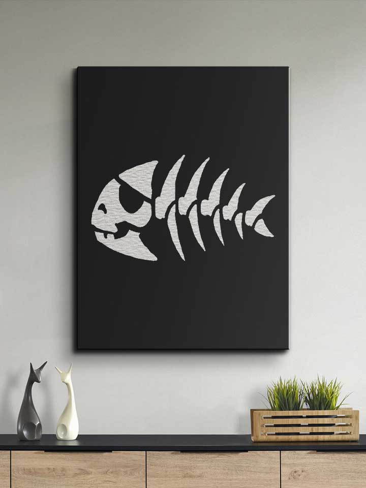 pirate-fish-leinwand schwarz 2