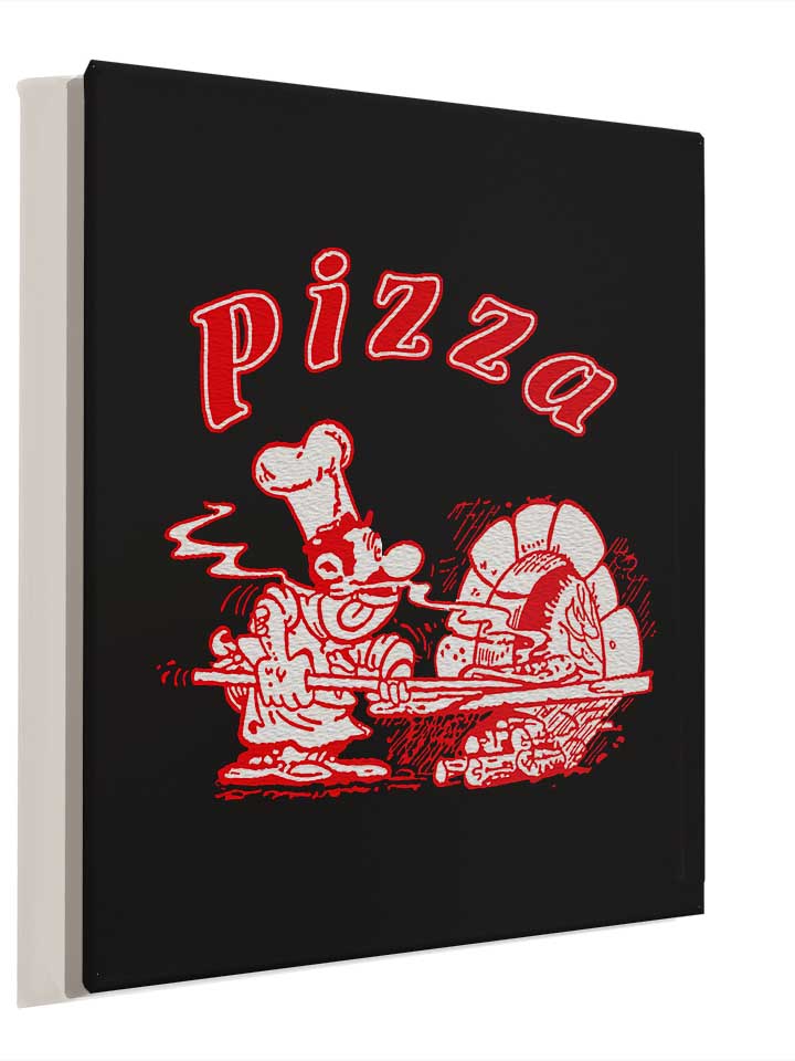 pizza-leinwand schwarz 4