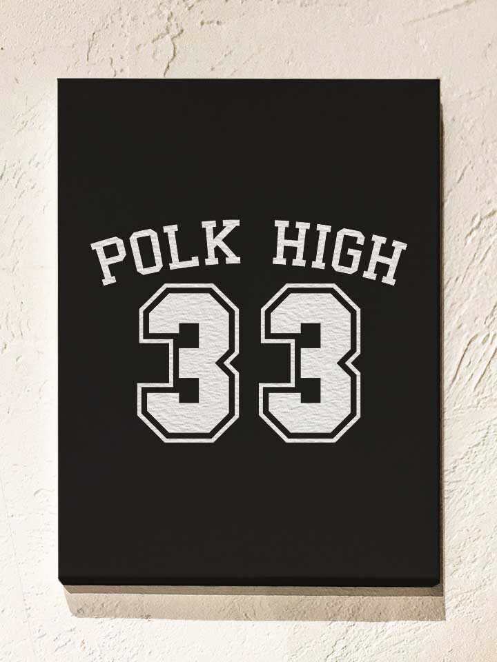 Polk High 33 Leinwand schwarz 30x40 cm