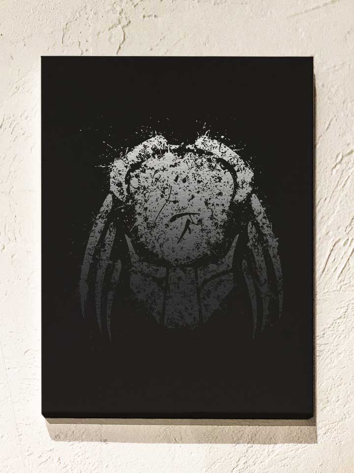 Predator Spash Paint Leinwand schwarz 30x40 cm
