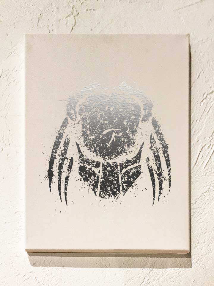 Predator Spash Paint Leinwand weiss 30x40 cm