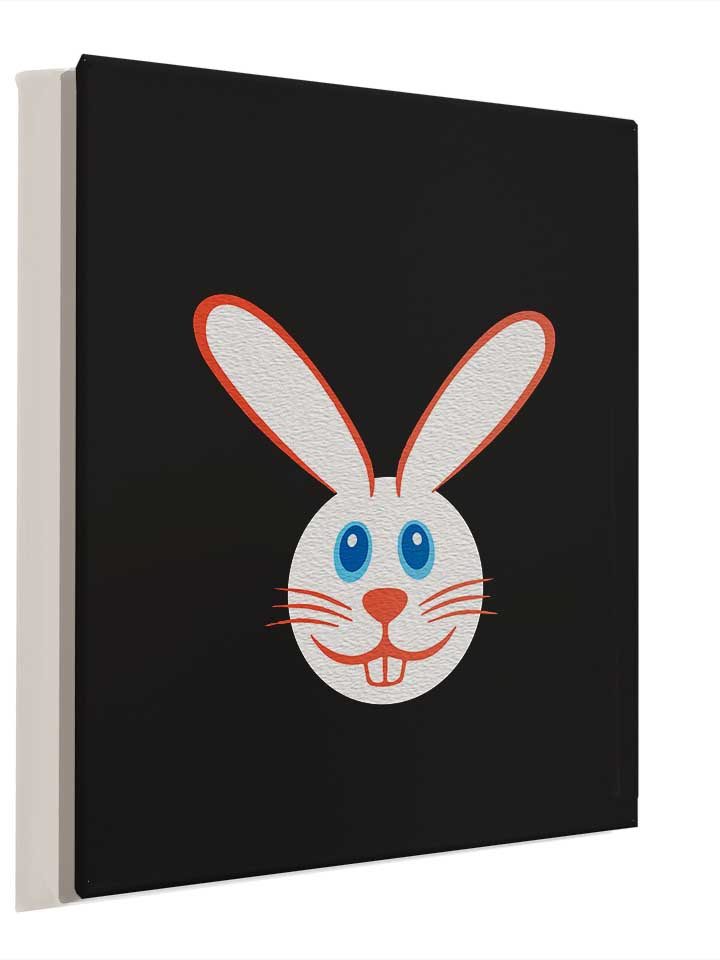 rabbit-cartoon-leinwand schwarz 4