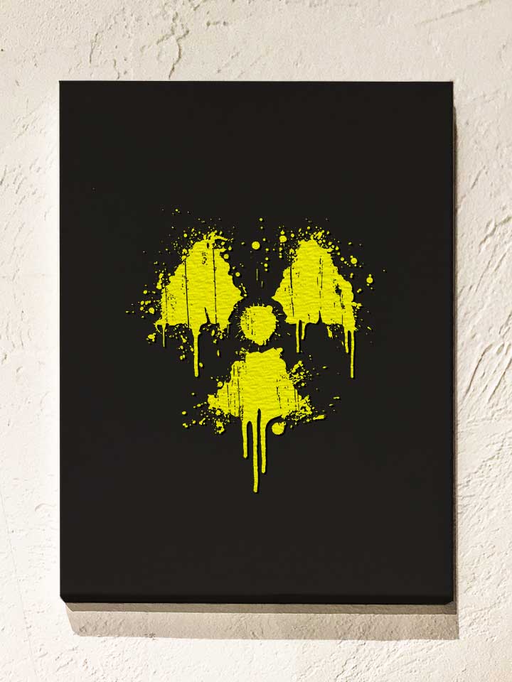 radioactive-logo-leinwand schwarz 1
