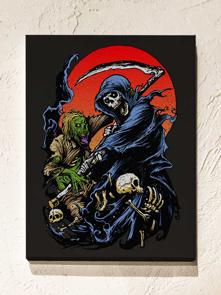 reaper-zombie-leinwand schwarz 1