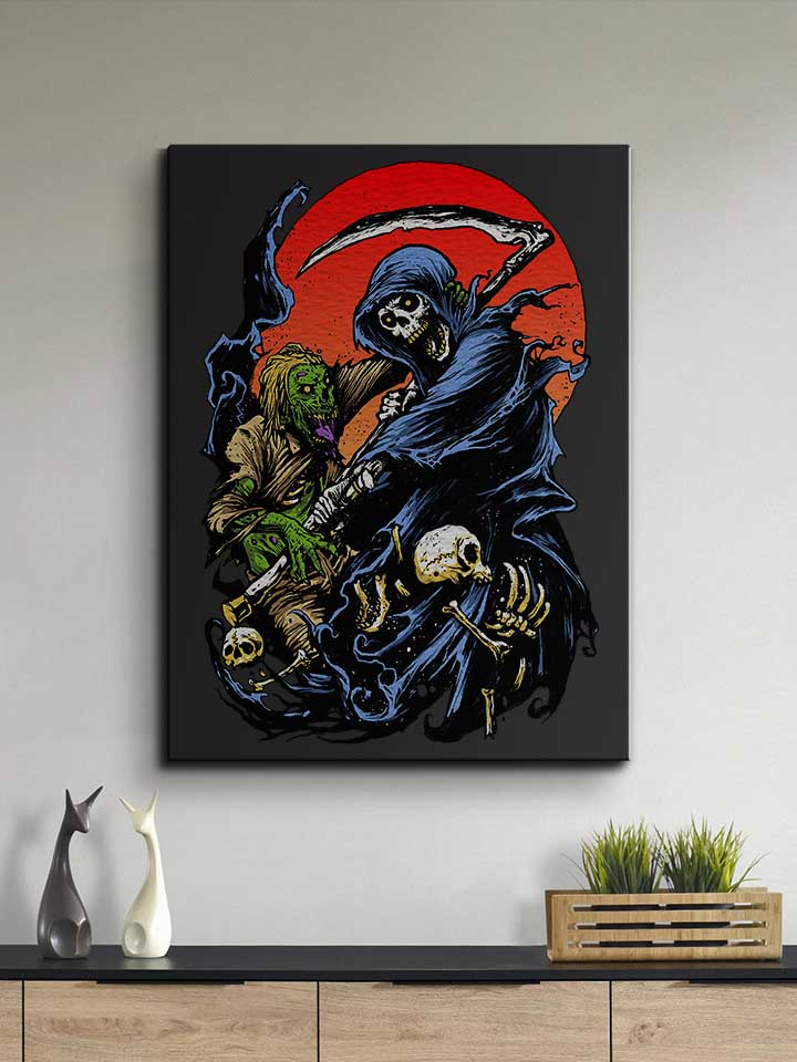 reaper-zombie-leinwand schwarz 2