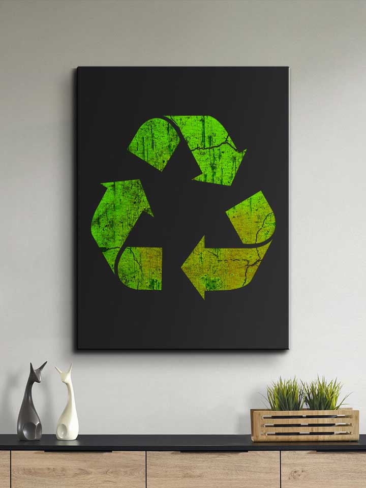 recycle-vintage-leinwand schwarz 2