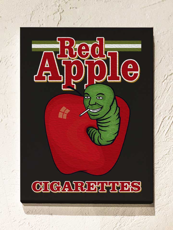 red-apple-tarantino-leinwand schwarz 1