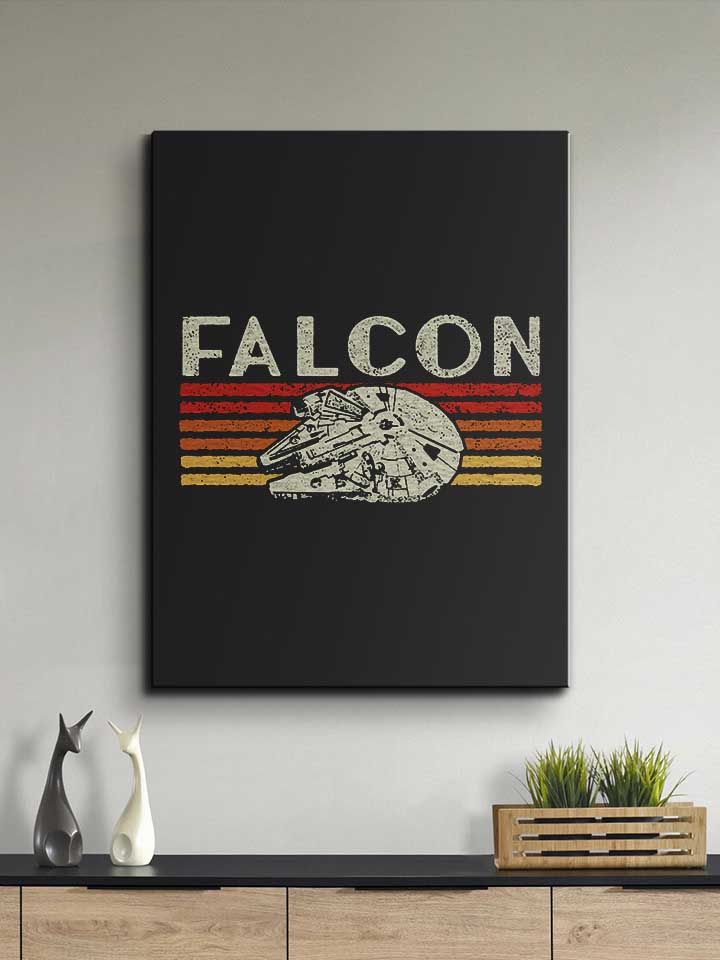 retro-falcon-leinwand schwarz 2