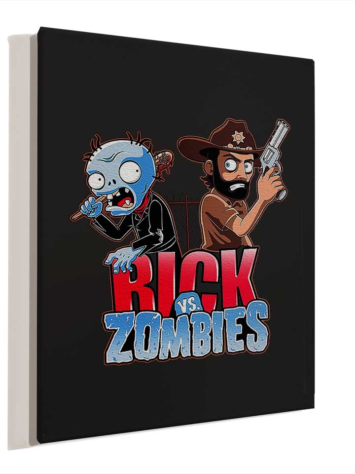 rick-vs-zombies-leinwand schwarz 4