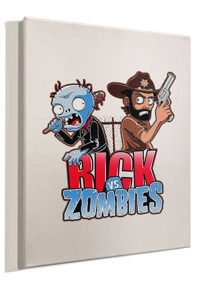 rick-vs-zombies-leinwand weiss 4