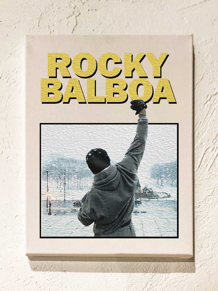 rocky-balboa-leinwand weiss 1