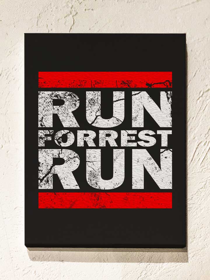 run-forrest-run-leinwand schwarz 1