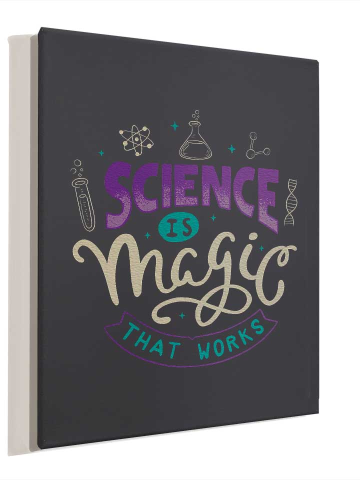 science-is-magic-that-works-leinwand dunkelgrau 4