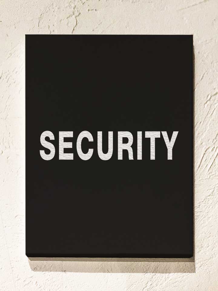 security-leinwand schwarz 1