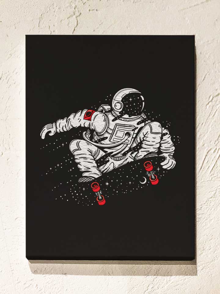 space-skater-astronaut-02-leinwand schwarz 1
