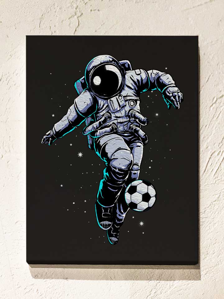 space-soccer-astronaut-leinwand schwarz 1