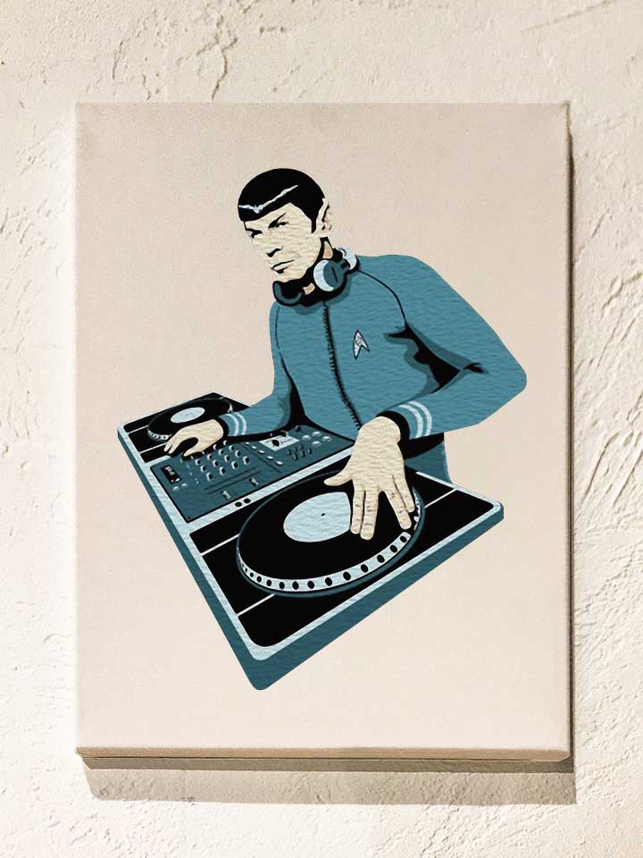 spock-dj-leinwand weiss 1