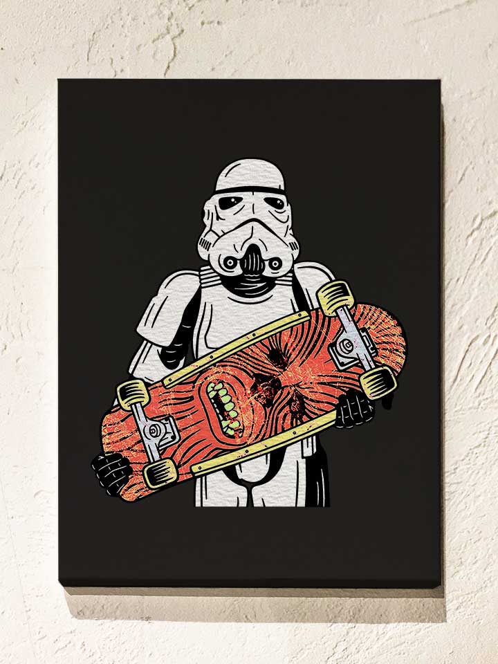 storm-trooper-wookie-skater-leinwand schwarz 1