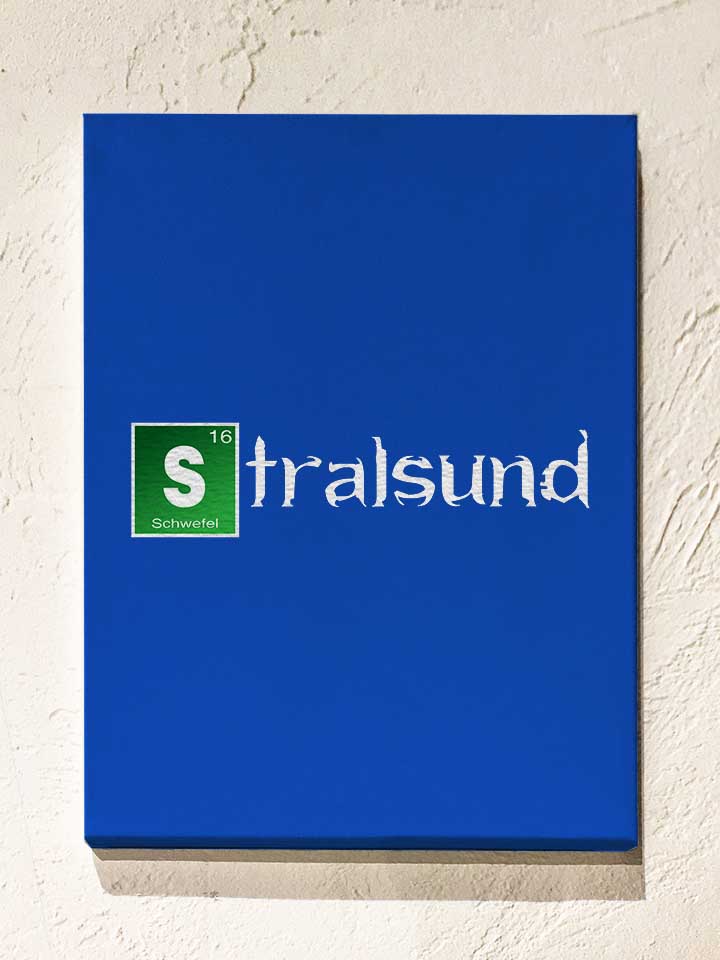 Stralsund Leinwand royal 30x40 cm