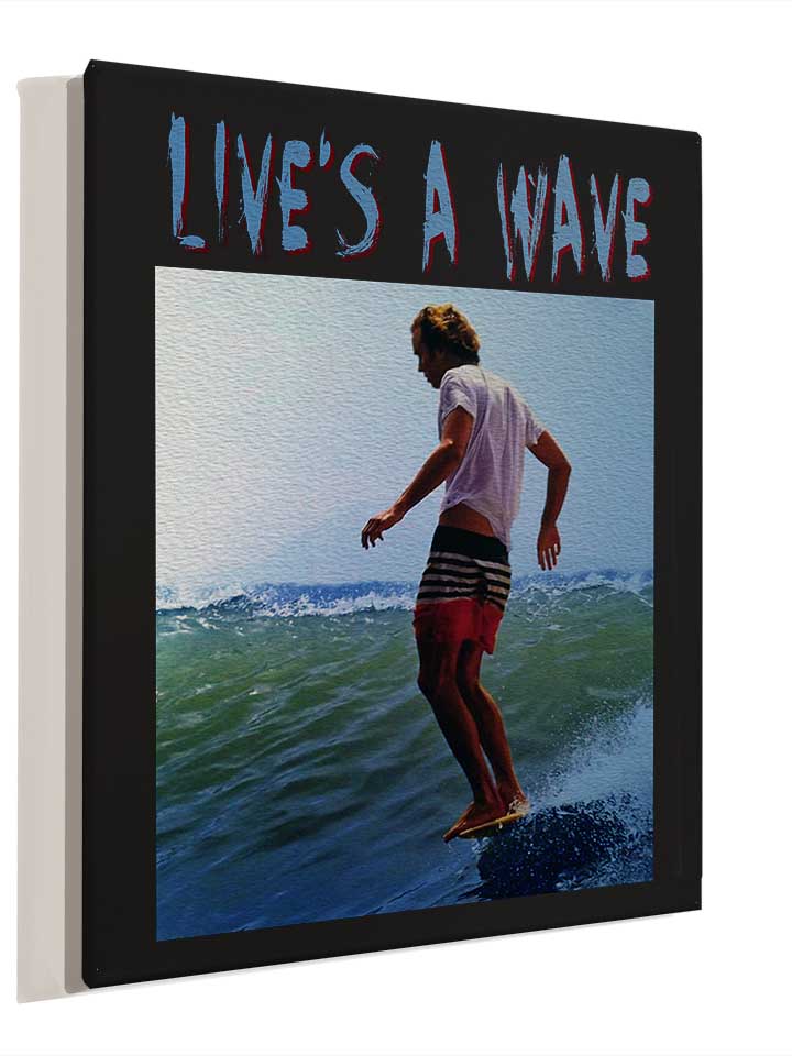 surfing-lives-a-wave-leinwand schwarz 4