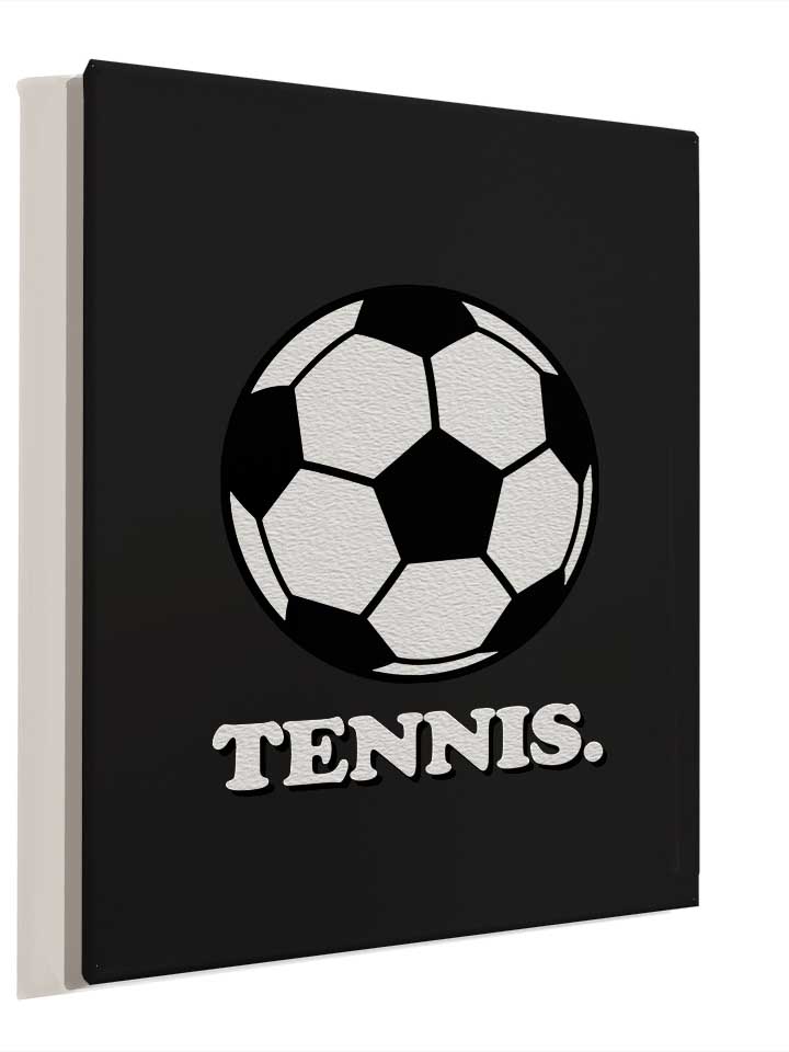 tennis-fussball-leinwand schwarz 4