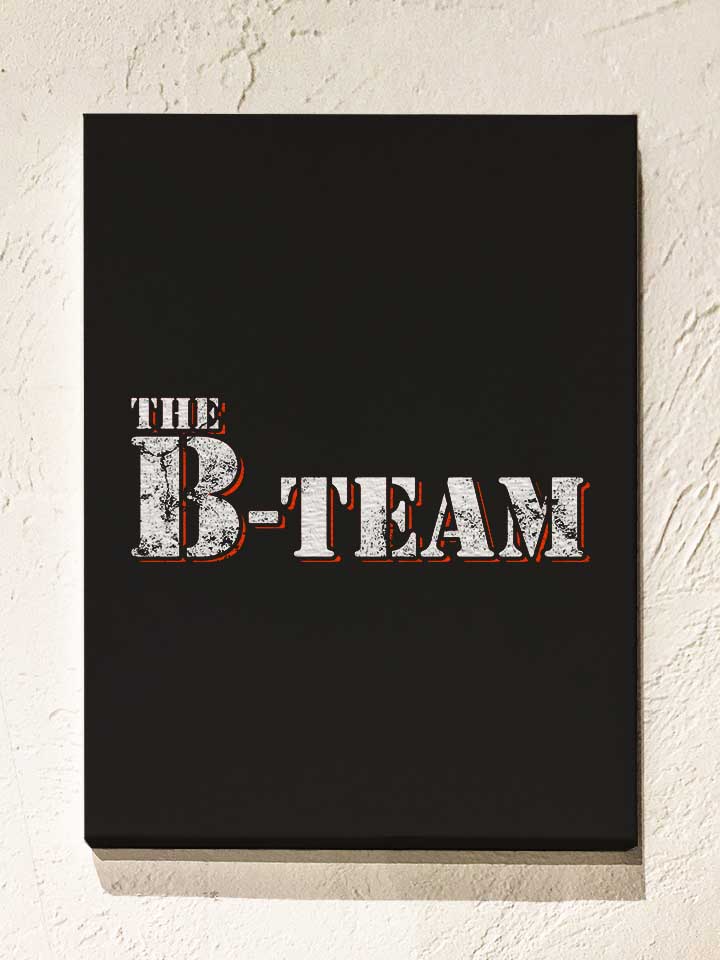 the-b-team-vintage-leinwand schwarz 1