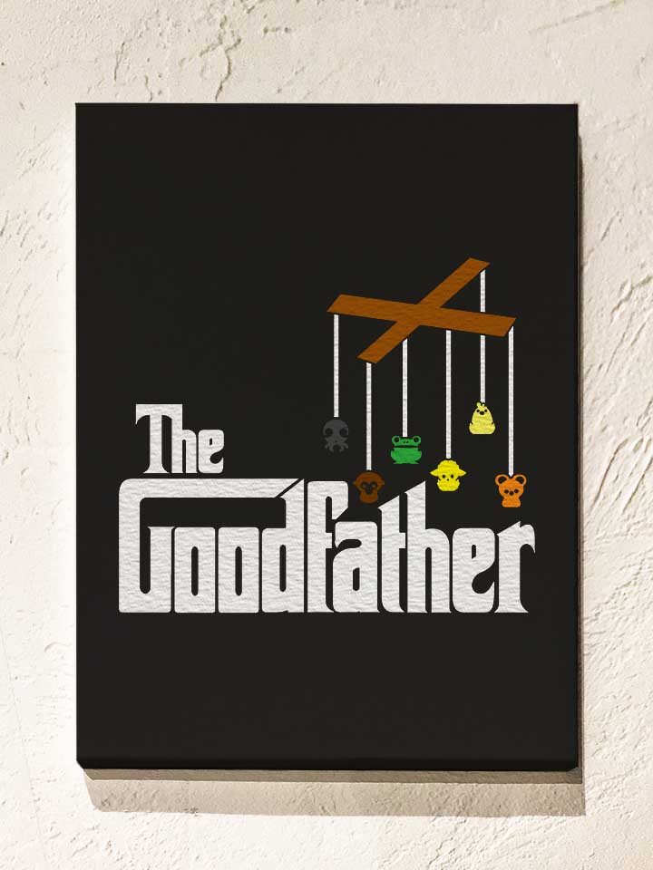 the-goodfather-leinwand schwarz 1