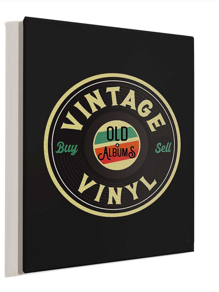 vintage-vinyl-leinwand schwarz 4