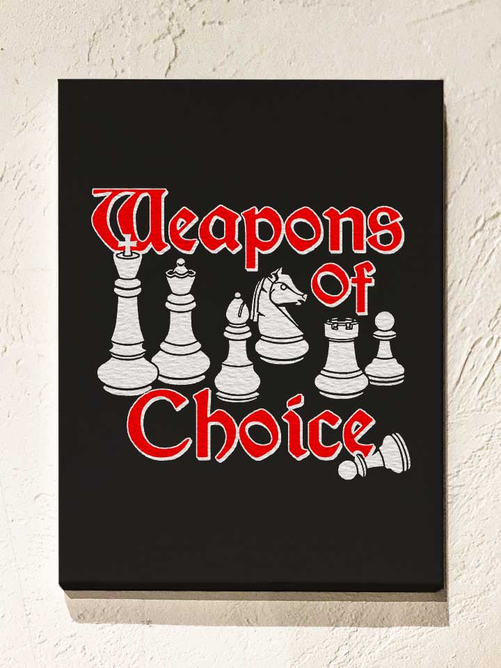 weapons-of-choice-chess-leinwand schwarz 1