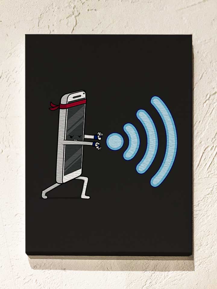 wifi-hadouken-leinwand schwarz 1