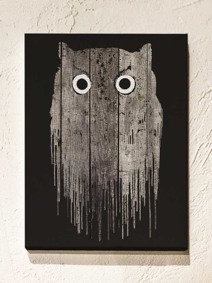 wooden-owl-leinwand schwarz 1