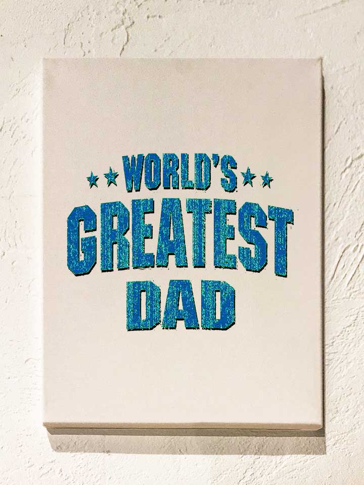 worlds-greatest-dad-leinwand weiss 1