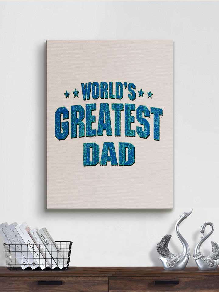worlds-greatest-dad-leinwand weiss 2