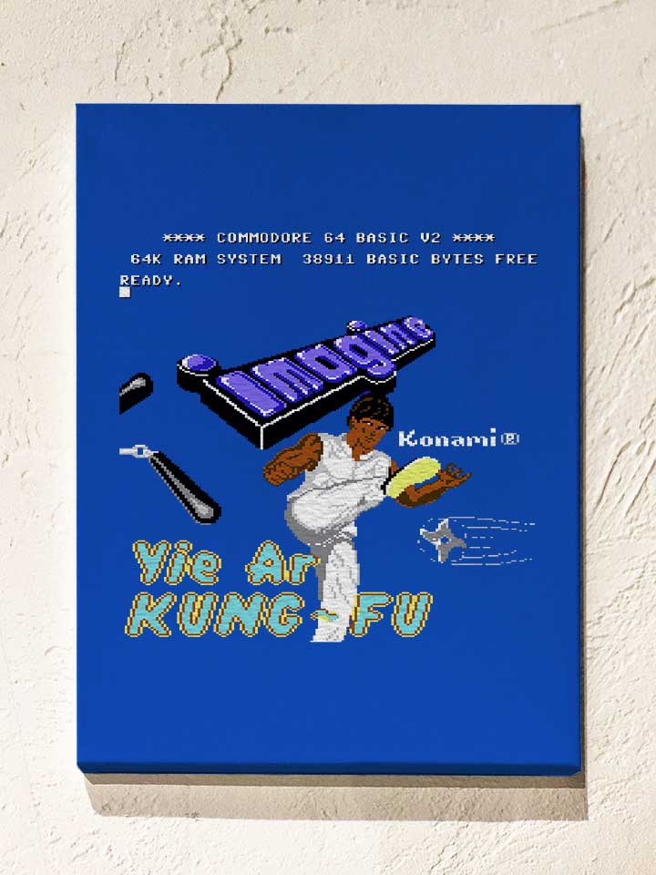 Yie Are Kung Fu Leinwand royal 30x40 cm