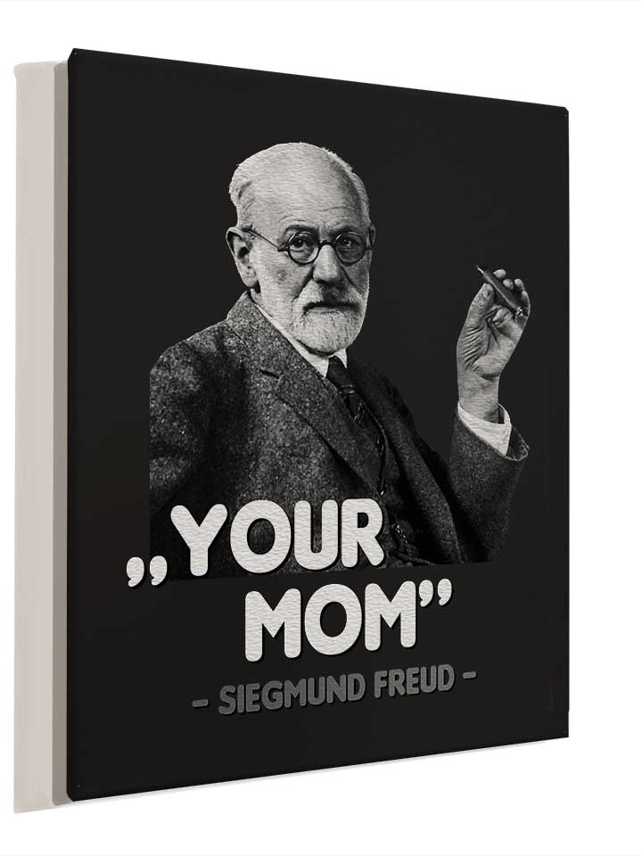 your-mom-siegmund-freud-leinwand schwarz 4