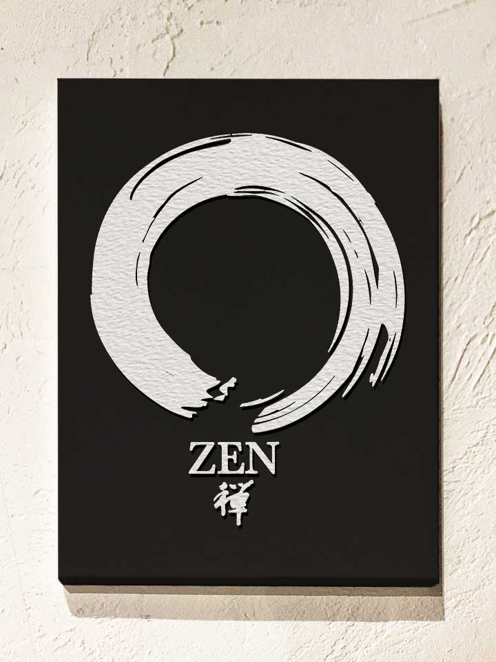 zen-leinwand schwarz 1