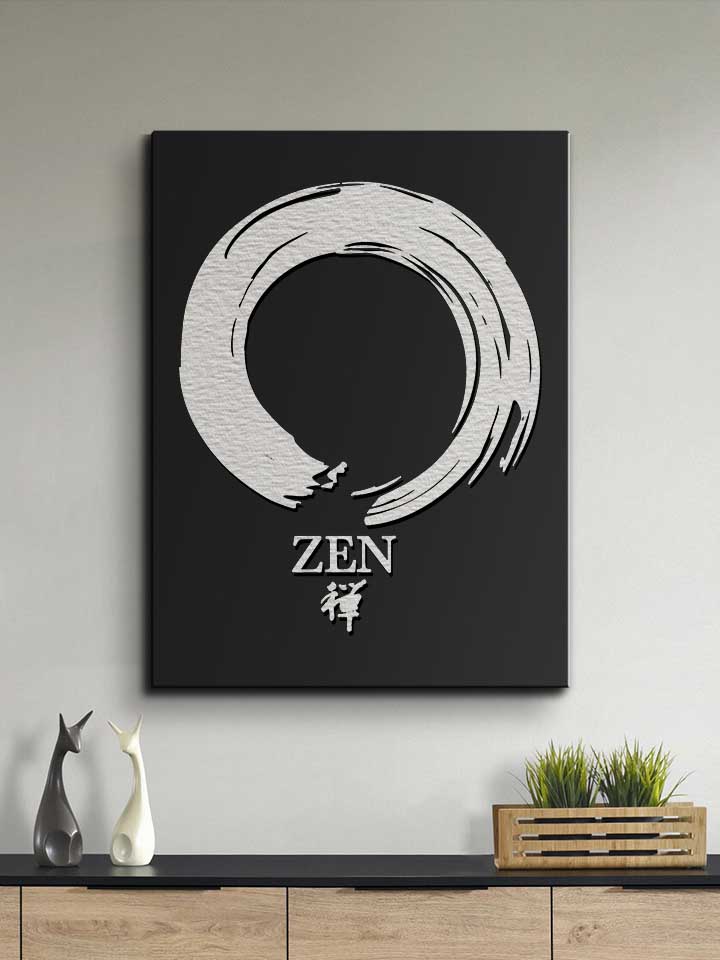 zen-leinwand schwarz 2