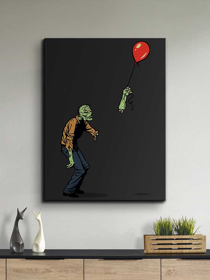 zombie-balloon-leinwand schwarz 2