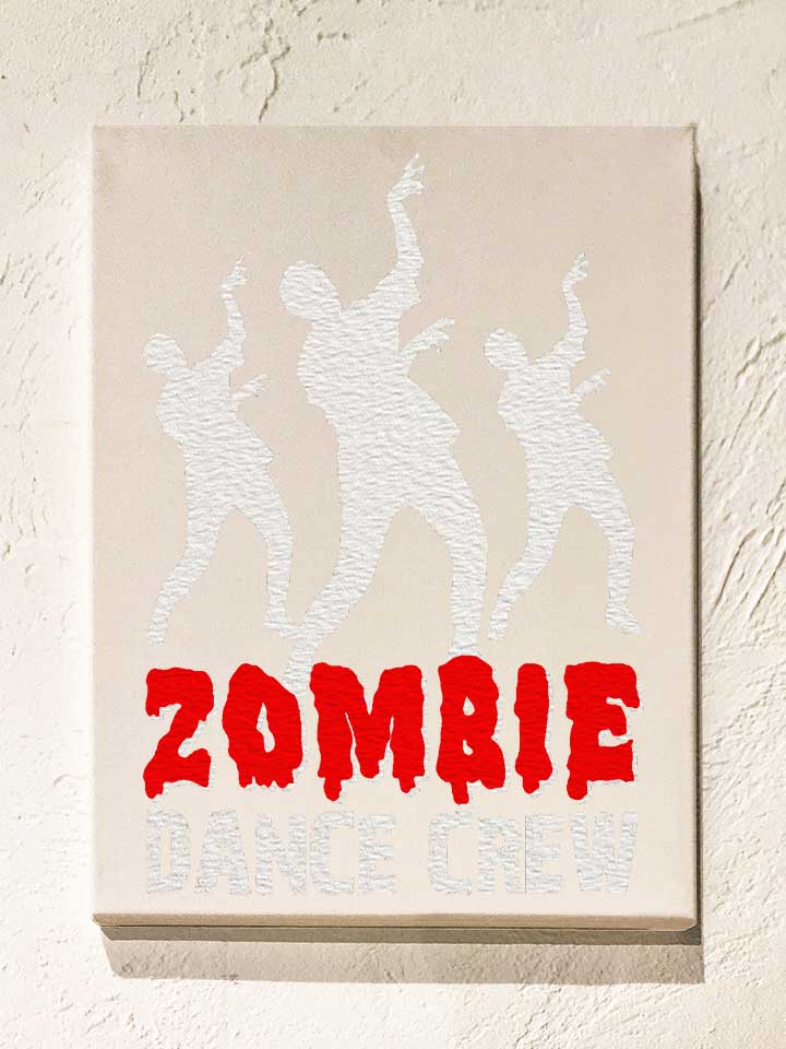 zombie-dance-crew-leinwand weiss 1