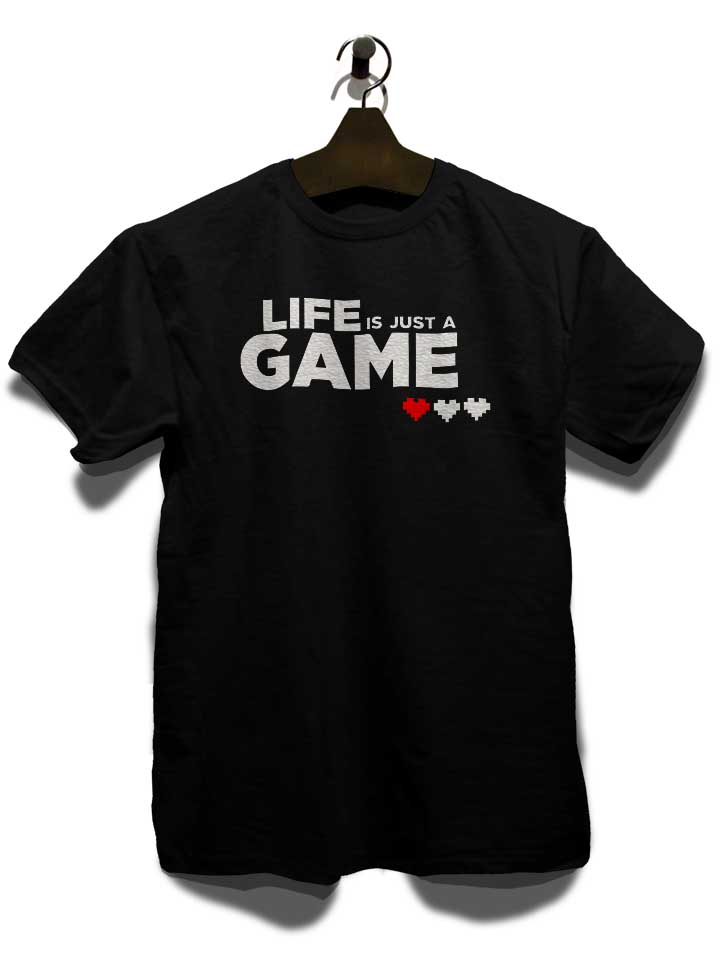 life-is-just-a-game-t-shirt schwarz 3