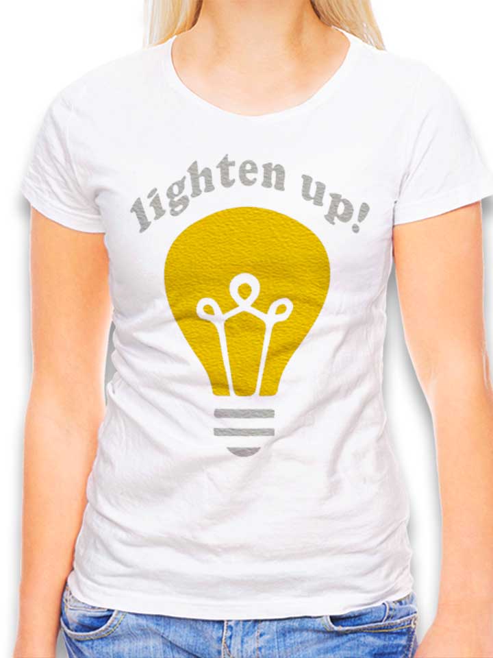 Lighten Up Womens T-Shirt white L
