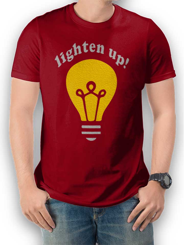lighten-up-t-shirt bordeaux 1