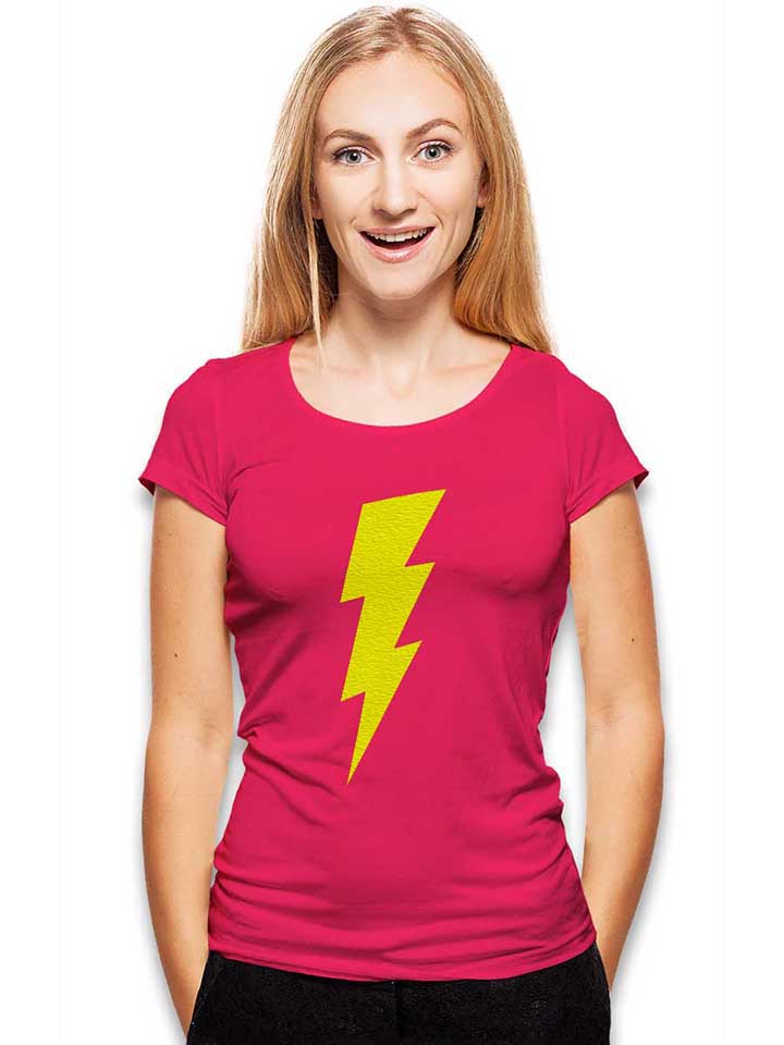lightning-bolt-damen-t-shirt fuchsia 2