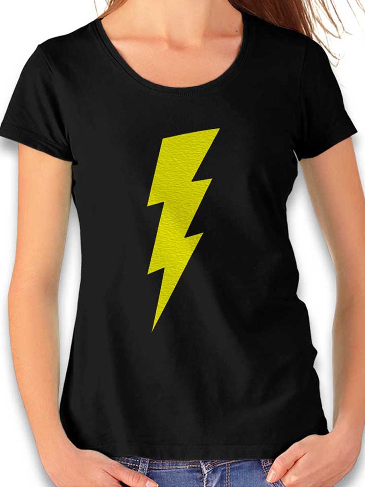 Lightning Bolt Womens T-Shirt black L